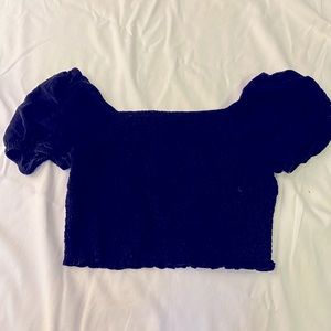 Navy blue summer top, American Eagle, Medium. Fun and cute!